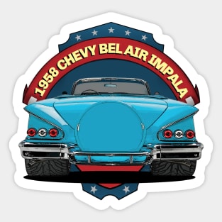 1958 Chey Bel Air Impala Sticker